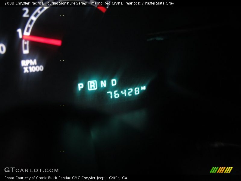 Inferno Red Crystal Pearlcoat / Pastel Slate Gray 2008 Chrysler Pacifica Touring Signature Series