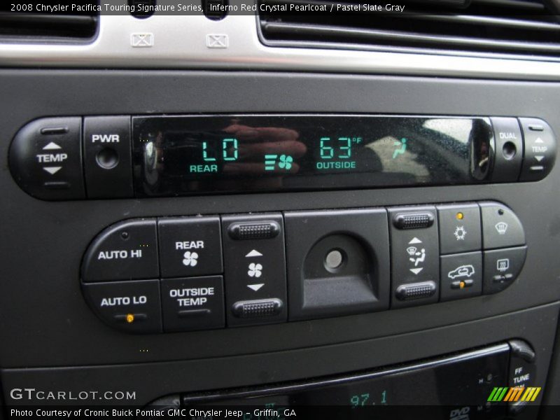 Inferno Red Crystal Pearlcoat / Pastel Slate Gray 2008 Chrysler Pacifica Touring Signature Series