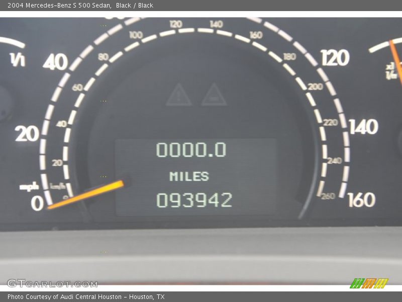 Black / Black 2004 Mercedes-Benz S 500 Sedan