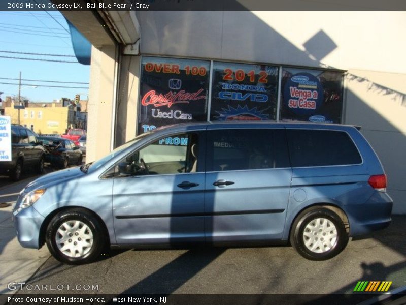 Bali Blue Pearl / Gray 2009 Honda Odyssey LX