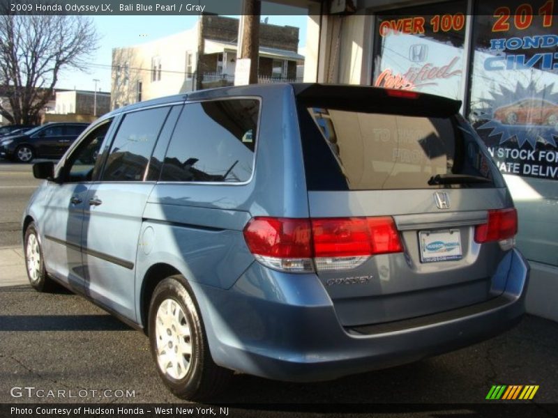 Bali Blue Pearl / Gray 2009 Honda Odyssey LX