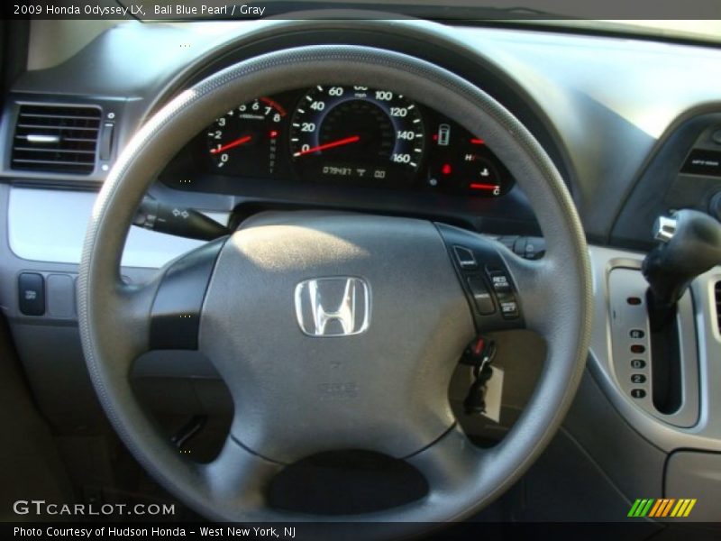Bali Blue Pearl / Gray 2009 Honda Odyssey LX