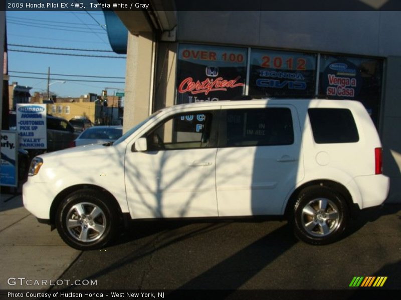 Taffeta White / Gray 2009 Honda Pilot EX 4WD