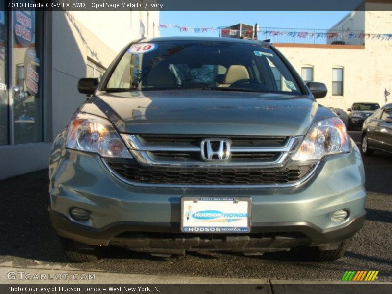 Opal Sage Metallic / Ivory 2010 Honda CR-V EX AWD