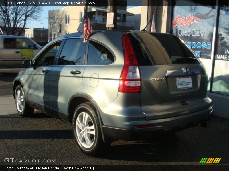 Opal Sage Metallic / Ivory 2010 Honda CR-V EX AWD