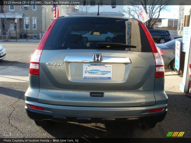 Opal Sage Metallic / Ivory 2010 Honda CR-V EX AWD