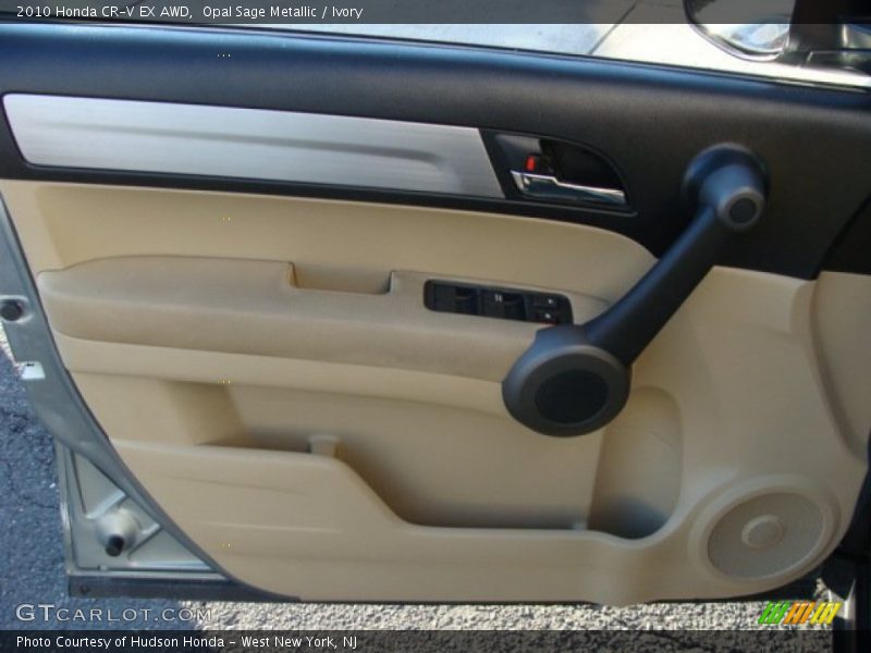 Opal Sage Metallic / Ivory 2010 Honda CR-V EX AWD