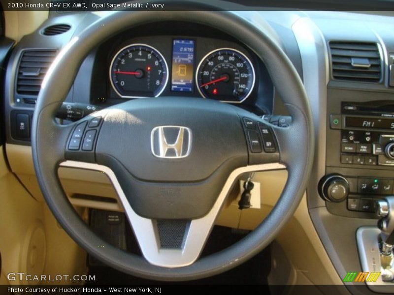 Opal Sage Metallic / Ivory 2010 Honda CR-V EX AWD