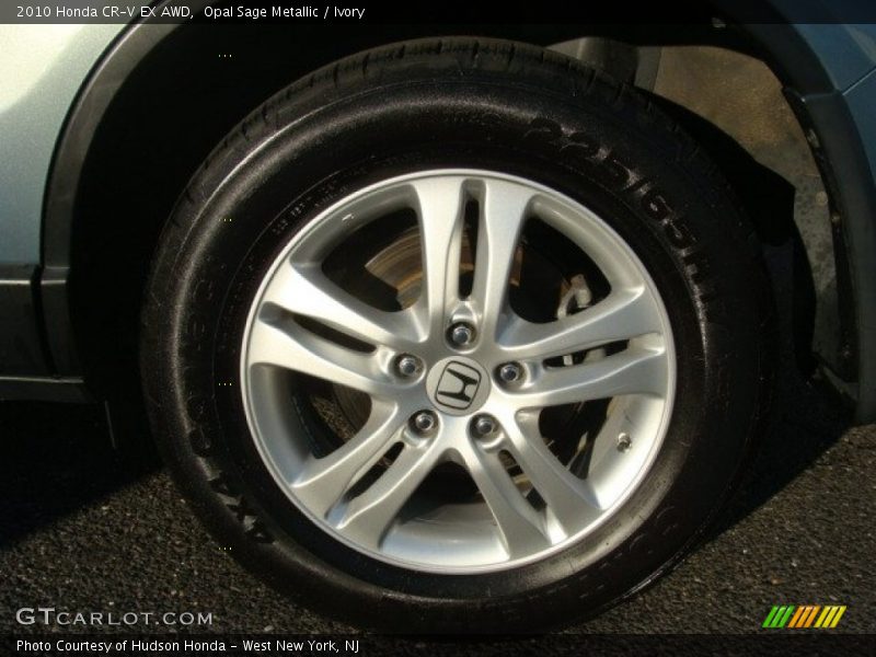 Opal Sage Metallic / Ivory 2010 Honda CR-V EX AWD