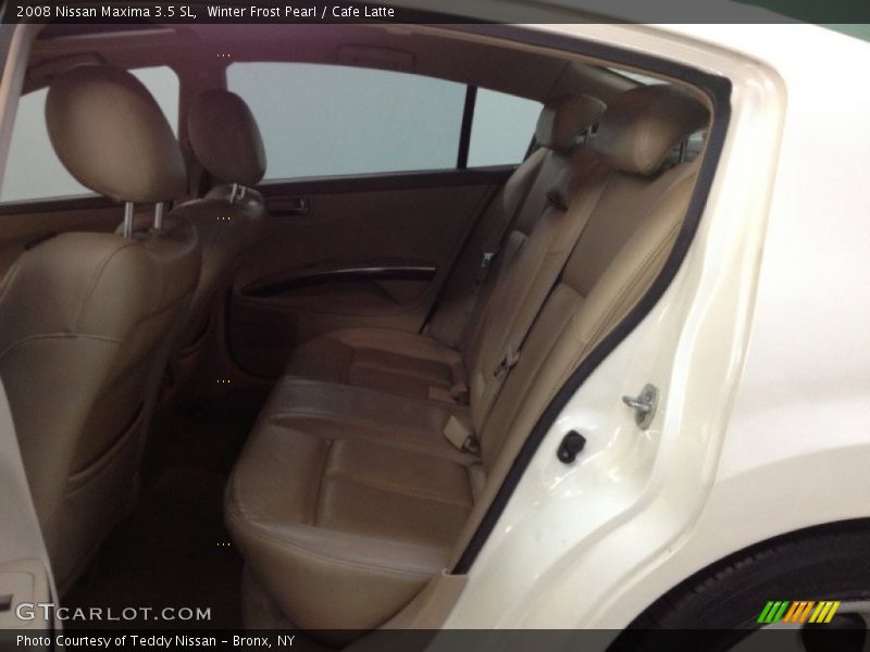 Winter Frost Pearl / Cafe Latte 2008 Nissan Maxima 3.5 SL