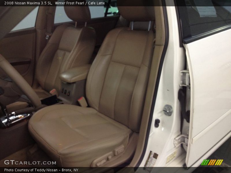 Winter Frost Pearl / Cafe Latte 2008 Nissan Maxima 3.5 SL