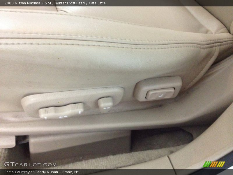 Winter Frost Pearl / Cafe Latte 2008 Nissan Maxima 3.5 SL
