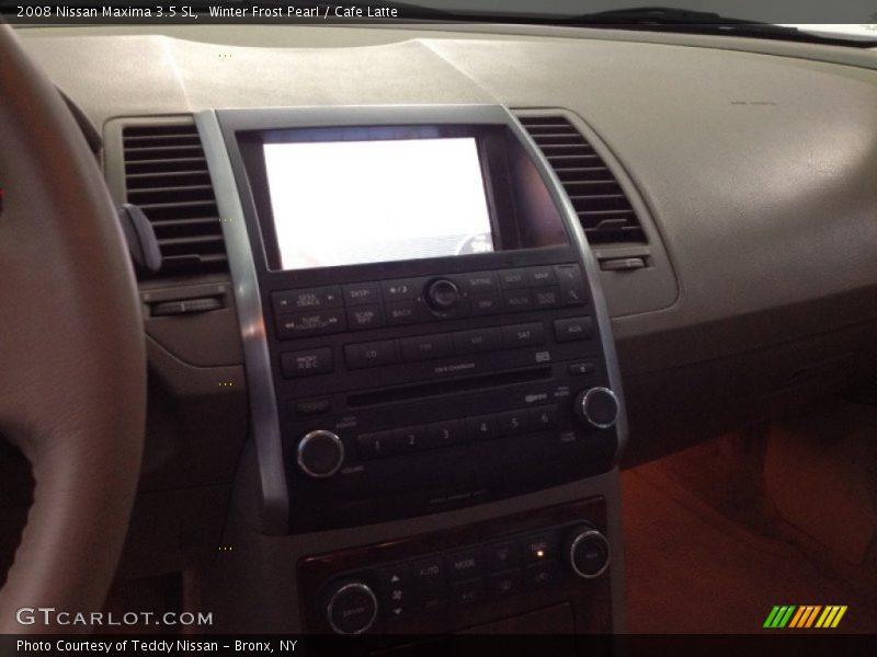 Winter Frost Pearl / Cafe Latte 2008 Nissan Maxima 3.5 SL