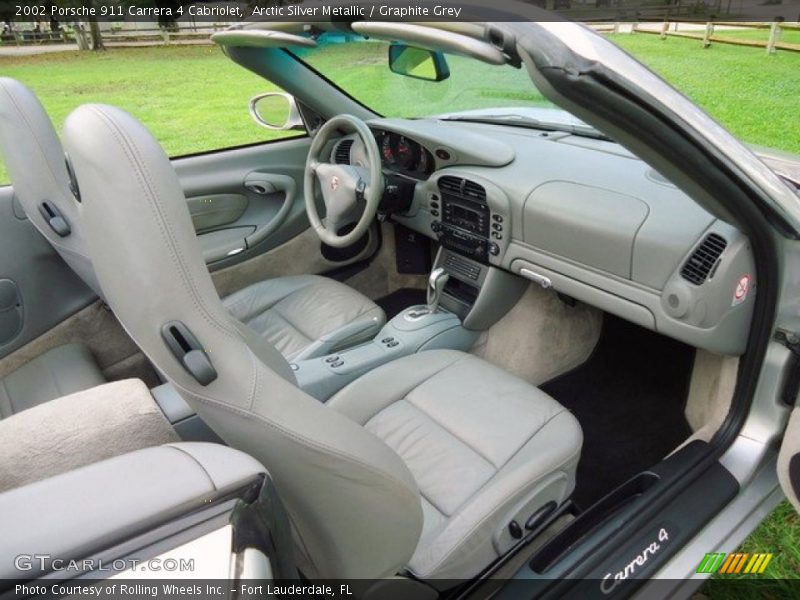 2002 911 Carrera 4 Cabriolet Graphite Grey Interior