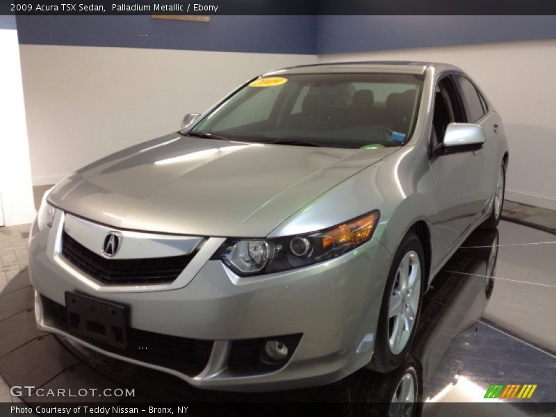 Palladium Metallic / Ebony 2009 Acura TSX Sedan