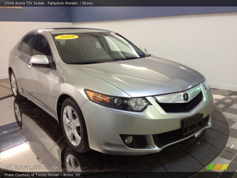 Palladium Metallic / Ebony 2009 Acura TSX Sedan