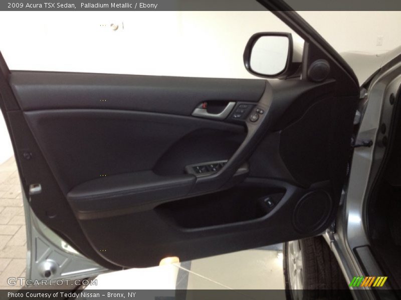 Palladium Metallic / Ebony 2009 Acura TSX Sedan