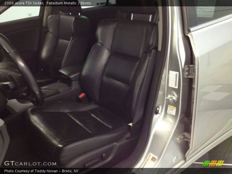 Palladium Metallic / Ebony 2009 Acura TSX Sedan