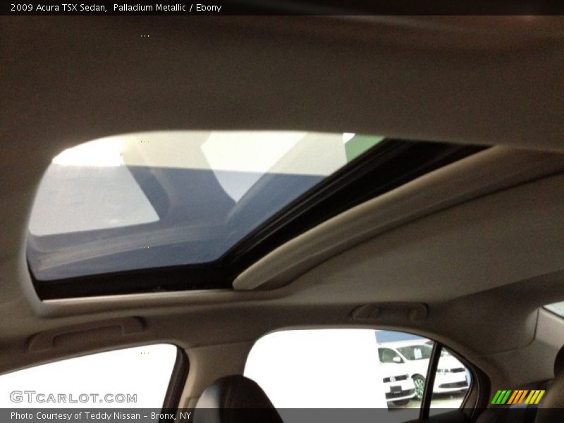 Palladium Metallic / Ebony 2009 Acura TSX Sedan