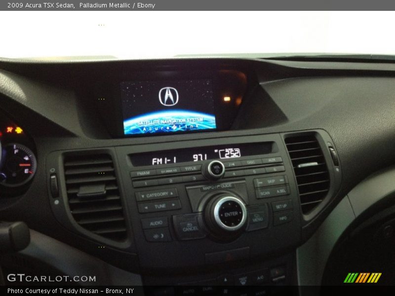 Palladium Metallic / Ebony 2009 Acura TSX Sedan