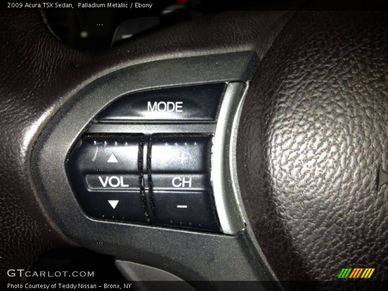 Palladium Metallic / Ebony 2009 Acura TSX Sedan