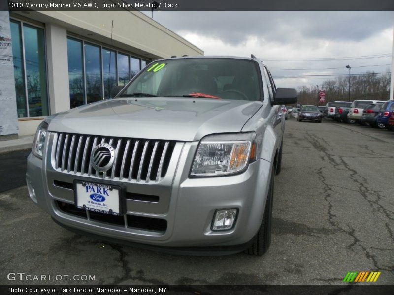 Ingot Silver Metallic / Black 2010 Mercury Mariner V6 4WD