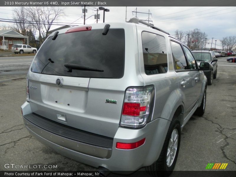 Ingot Silver Metallic / Black 2010 Mercury Mariner V6 4WD