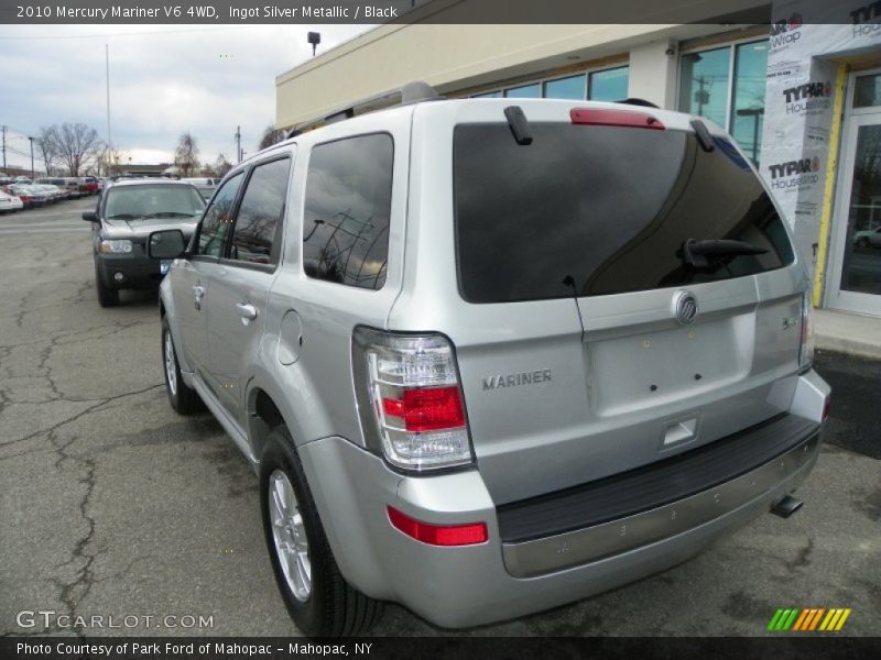 Ingot Silver Metallic / Black 2010 Mercury Mariner V6 4WD