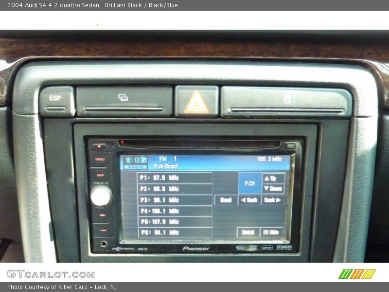 Brilliant Black / Black/Blue 2004 Audi S4 4.2 quattro Sedan