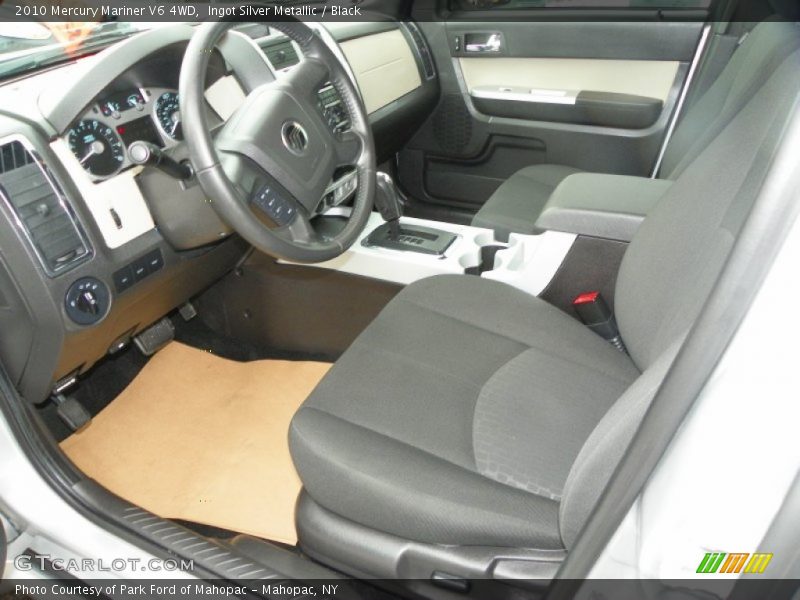 Ingot Silver Metallic / Black 2010 Mercury Mariner V6 4WD