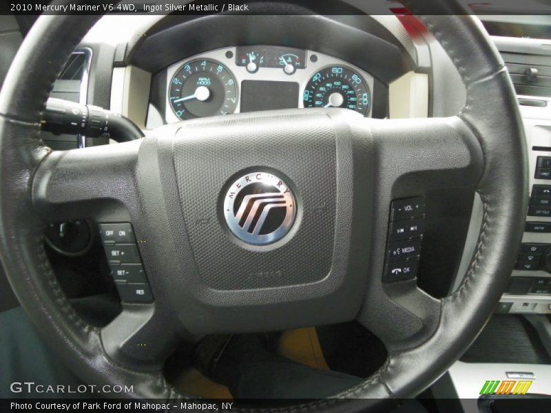 Ingot Silver Metallic / Black 2010 Mercury Mariner V6 4WD