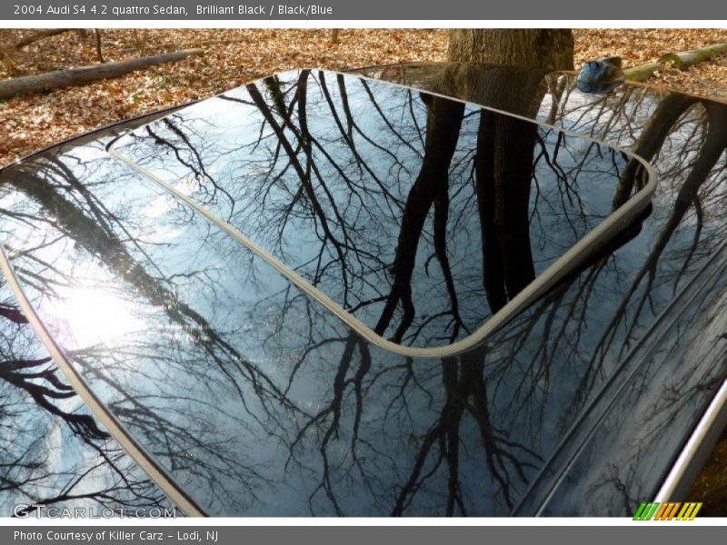 Brilliant Black / Black/Blue 2004 Audi S4 4.2 quattro Sedan