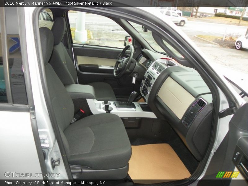 Ingot Silver Metallic / Black 2010 Mercury Mariner V6 4WD