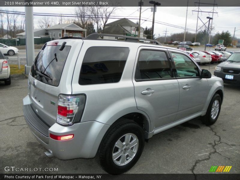 Ingot Silver Metallic / Black 2010 Mercury Mariner V6 4WD