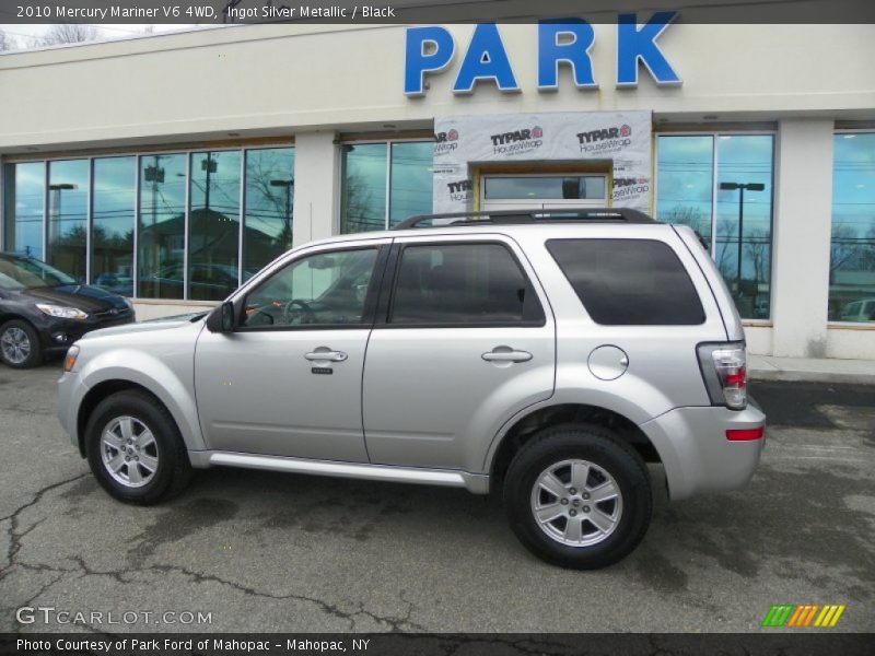 Ingot Silver Metallic / Black 2010 Mercury Mariner V6 4WD