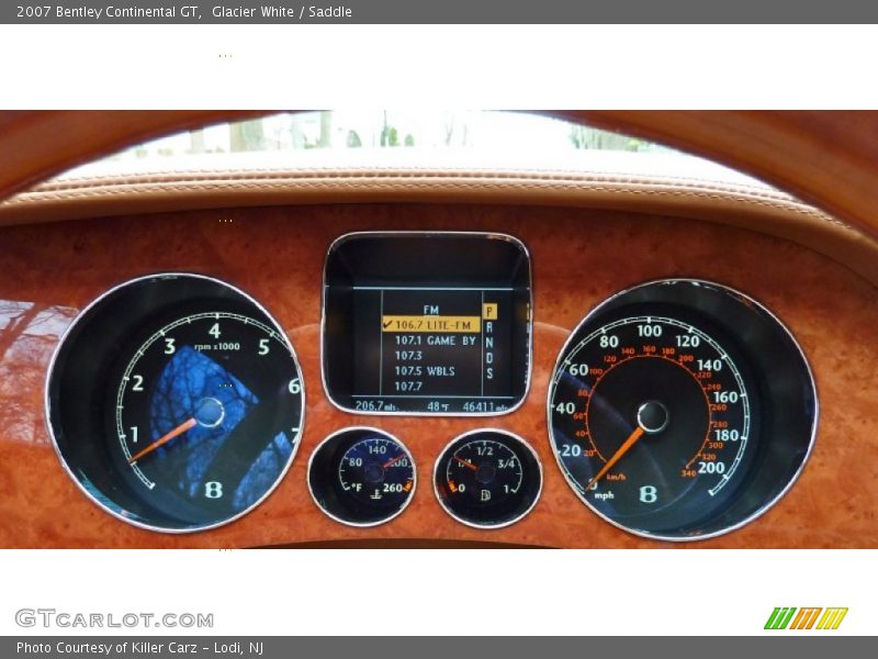  2007 Continental GT   Gauges