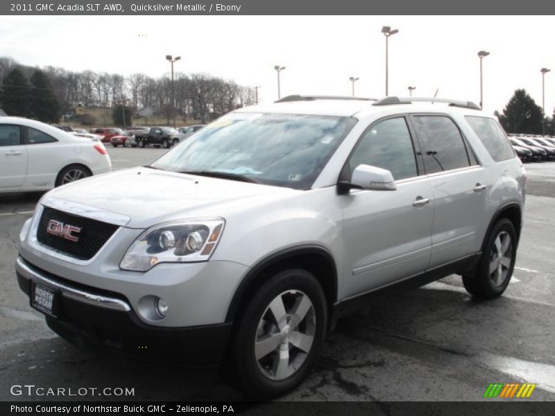 Quicksilver Metallic / Ebony 2011 GMC Acadia SLT AWD