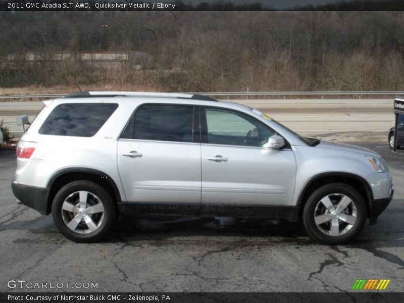 Quicksilver Metallic / Ebony 2011 GMC Acadia SLT AWD