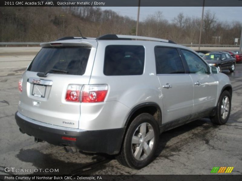 Quicksilver Metallic / Ebony 2011 GMC Acadia SLT AWD