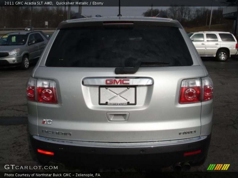 Quicksilver Metallic / Ebony 2011 GMC Acadia SLT AWD