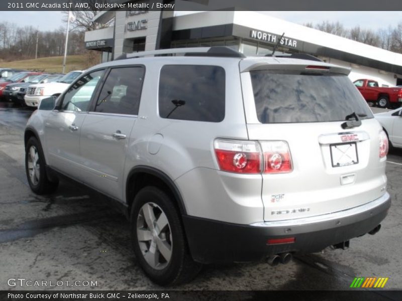 Quicksilver Metallic / Ebony 2011 GMC Acadia SLT AWD