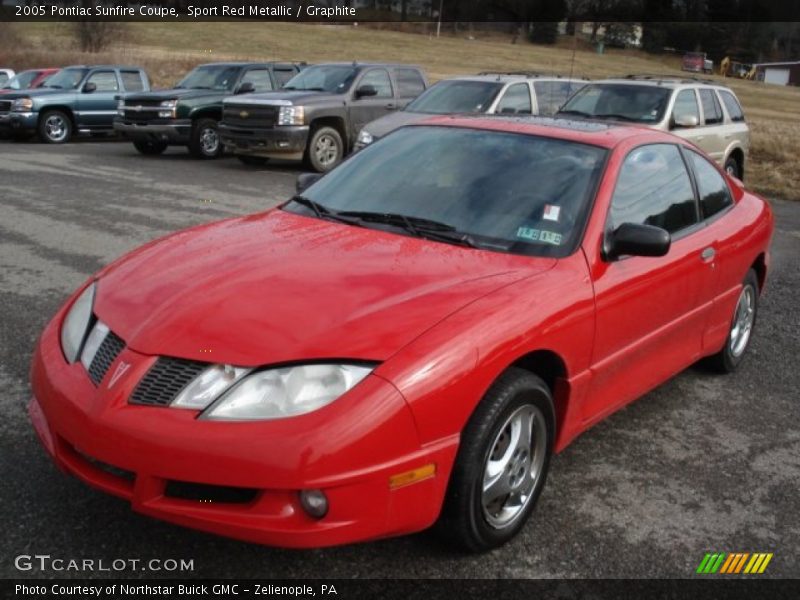 Sport Red Metallic / Graphite 2005 Pontiac Sunfire Coupe