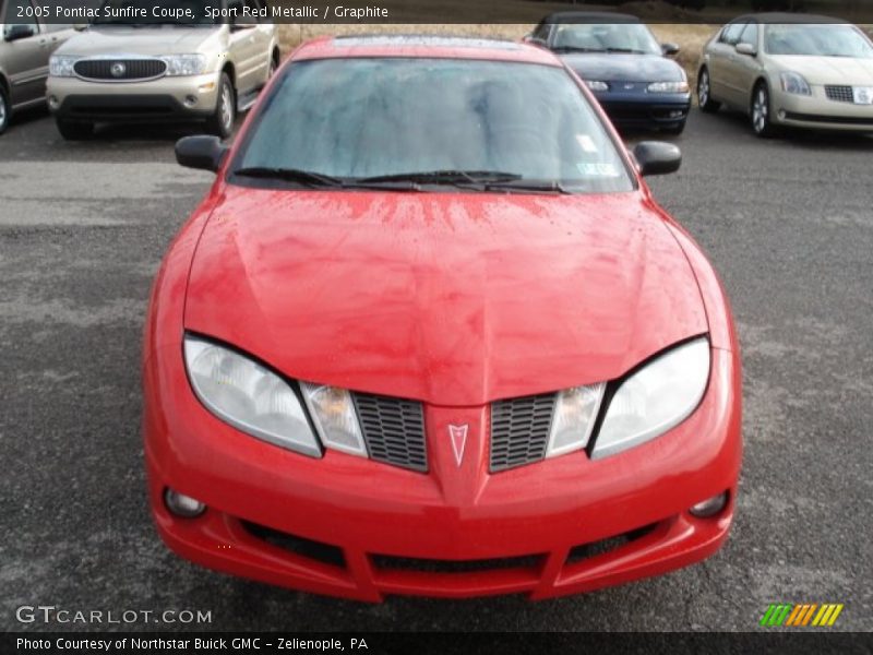 Sport Red Metallic / Graphite 2005 Pontiac Sunfire Coupe