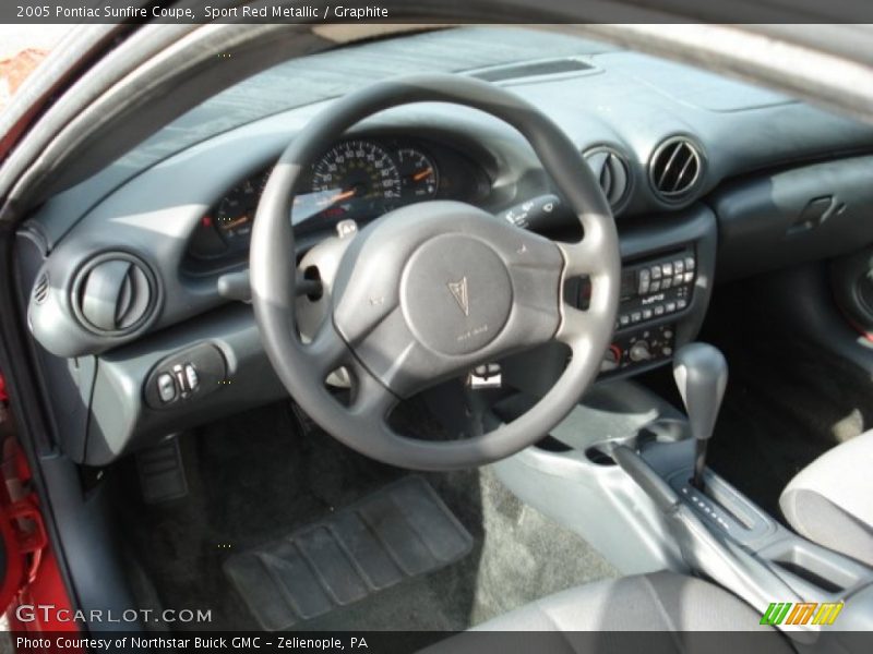 Sport Red Metallic / Graphite 2005 Pontiac Sunfire Coupe