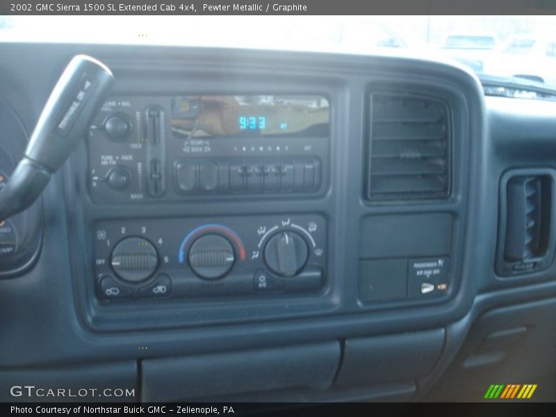 Pewter Metallic / Graphite 2002 GMC Sierra 1500 SL Extended Cab 4x4
