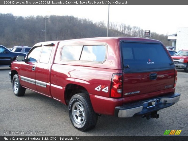 Sport Red Metallic / Dark Charcoal 2004 Chevrolet Silverado 1500 LT Extended Cab 4x4