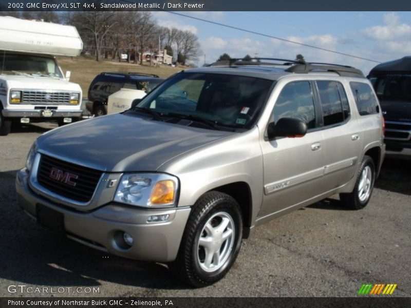 Sandalwood Metallic / Dark Pewter 2002 GMC Envoy XL SLT 4x4