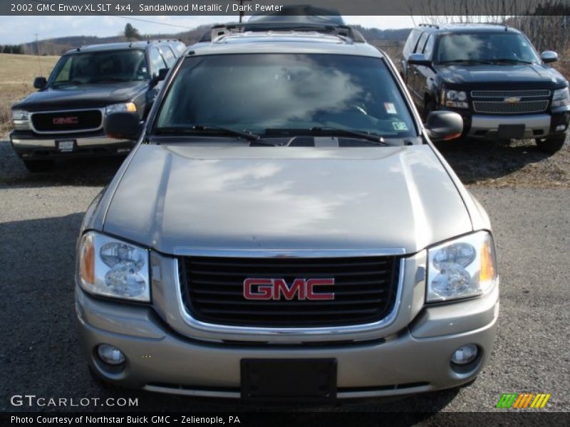 Sandalwood Metallic / Dark Pewter 2002 GMC Envoy XL SLT 4x4