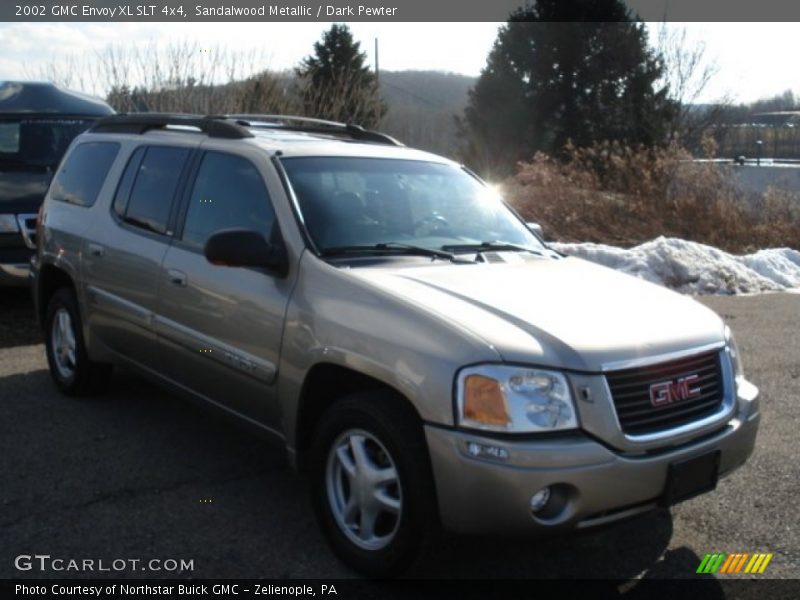 Sandalwood Metallic / Dark Pewter 2002 GMC Envoy XL SLT 4x4