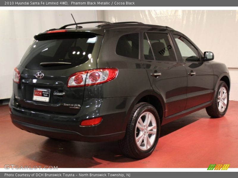 Phantom Black Metallic / Cocoa Black 2010 Hyundai Santa Fe Limited 4WD